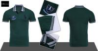 polo paris ralph lauren hommes tee shirt detail cotton champion green